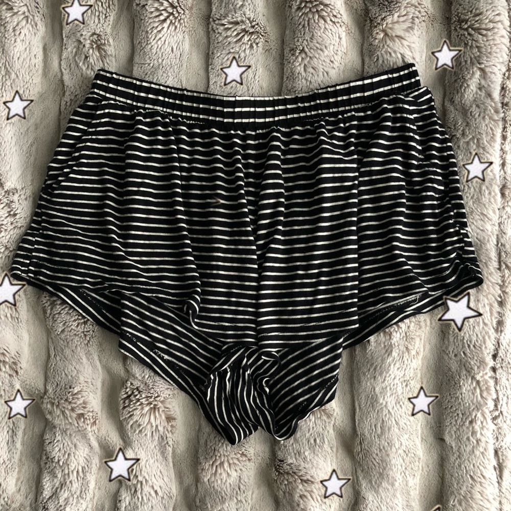 H&M Stripped Comfy Shorts